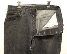 他の写真1: 80'S LEVIS 501 デニム 先染めブラック W34L30 USA製 (VINTAGE)