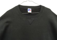 他の写真1: 90'S RUSSELL ATHLETIC 前Vガゼット付き クルーネック スウェットシャツ ブラック USA製 (VINTAGE)