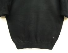 他の写真2: 90'S RUSSELL ATHLETIC "HIGH COTTON" 前Vガゼット付き クルーネック 半袖 スウェットシャツ ブラック USA製 (DEADSTOCK)