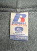 画像2: 00'S RUSSELL ATHLETIC "DRI-POWER" フルジップ スウェットパーカー チャコール (VINTAGE) (2)
