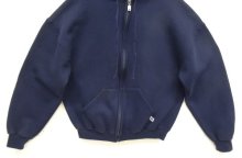 他の写真3: 90'S RUSSELL ATHLETIC フルジップ スウェットパーカー ネイビー メキシコ製 (VINTAGE)