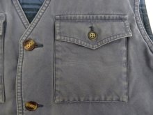 他の写真2: 90'S GAP 旧タグ 裏地付き ダックベスト フェードネイビー (VINTAGE)