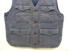 他の写真3: 90'S GAP 旧タグ 裏地付き ダックベスト フェードネイビー (VINTAGE)
