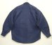 画像3: 90'S GAP 旧タグ ツイル 長袖 ワークシャツ ネイビー (VINTAGE) (3)