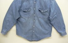 他の写真3: 90'S GAP 旧タグ デニム 長袖 BDシャツ インディゴ USA製 (VINTAGE)