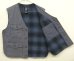 画像3: 90'S GAP 旧タグ 裏地付き ダックベスト フェードネイビー (VINTAGE) (3)