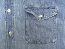他の写真2: 90'S GAP 旧タグ デニム 長袖 BDシャツ インディゴ USA製 (VINTAGE)