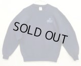 80'S UNITEL アメリカ企業物 クルーネック スウェットシャツ ネイビー USA製 (VINTAGE)