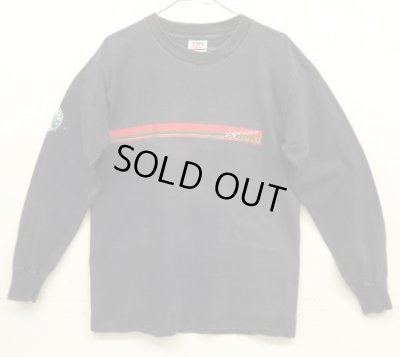 画像1: 90'S STARBUCKS COFFEE 両面&袖プリント シングルステッチ 長袖 Tシャツ フェードブラック USA製 (VINTAGE)