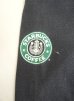 画像4: 90'S STARBUCKS COFFEE 両面&袖プリント シングルステッチ 長袖 Tシャツ フェードブラック USA製 (VINTAGE)