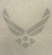 画像5: アメリカ軍 USAF "MEKE INC製" 両面リフレクタープリント クルーネック スウェットシャツ グレー USA製 (VINTAGE) (5)