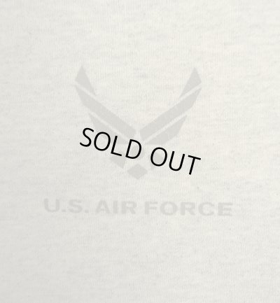 画像3: アメリカ軍 USAF "MEKE INC製" 両面リフレクタープリント クルーネック スウェットシャツ グレー USA製 (VINTAGE)