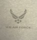 画像3: アメリカ軍 USAF "MEKE INC製" 両面リフレクタープリント クルーネック スウェットシャツ グレー USA製 (VINTAGE) (3)