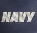 画像5: アメリカ軍 US NAVY 両面リフレクタープリント プルオーバー スウェットパーカー ネイビー USA製 (VINTAGE) (5)