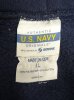 画像2: アメリカ軍 US NAVY 両面リフレクタープリント プルオーバー スウェットパーカー ネイビー USA製 (VINTAGE) (2)