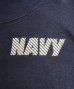画像3: アメリカ軍 US NAVY 両面リフレクタープリント プルオーバー スウェットパーカー ネイビー USA製 (VINTAGE) (3)