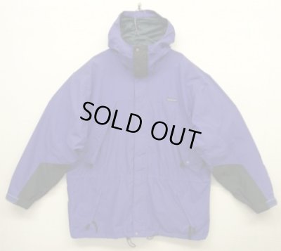 画像1: 90'S PATAGONIA "GUIDE SHELL JACKET" 旧タグ ナイロン シェルジャケット ブルー/ブラック (VINTAGE)