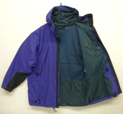 画像4: 90'S PATAGONIA "GUIDE SHELL JACKET" 旧タグ ナイロン シェルジャケット ブルー/ブラック (VINTAGE)