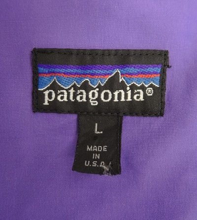 画像2: 80'S PATAGONIA 旧タグ 初期 バギーズジャケット ブルー/パープル USA製 (VINTAGE)