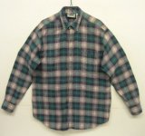 90'S NORTHERN REFLECTION フランネル BDシャツ オンブレチェック (VINTAGE)