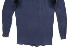 他の写真3: 80'S OAKTON LTD ヘンリーネック サーマル 長袖 Tシャツ ネイビー USA製 (VINTAGE)