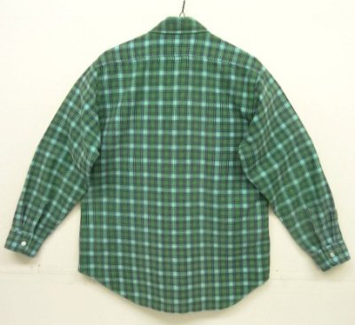 画像3: 70'S JC PENNEY プリントフランネル ワークシャツ チェック柄 (VINTAGE)