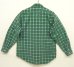 画像3: 70'S JC PENNEY プリントフランネル ワークシャツ チェック柄 (VINTAGE) (3)