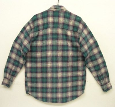 画像3: 90'S NORTHERN REFLECTION フランネル BDシャツ オンブレチェック (VINTAGE)
