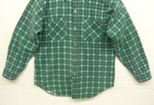 他の写真3: 70'S JC PENNEY プリントフランネル ワークシャツ チェック柄 (VINTAGE)