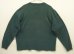 画像4: 90'S EDDIE BAUER 黒タグ シングルステッチ 針抜きリブ 猫目ボタン ヘンリーネック 長袖 Tシャツ ダークグリーン USA製 (VINTAGE) (4)