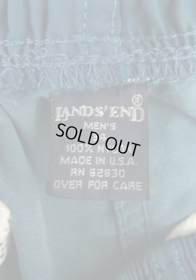 画像2: 90'S LANDS' END ナイロンパンツ ダークブルー USA製 (VINTAGE)