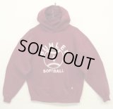 90'S RUSSELL ATHLETIC プルオーバーパーカー バーガンディ USA製 (VINTAGE)