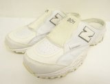 NEW BALANCE 801 "ALL TERRAIN" レザー スリッポン オールホワイト (USED)