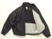 画像4: 90'S NIKE 胸ロゴ 裏地メッシュ  ライン入り ナイロンジャケット ブラック/チャコール  (VINTAGE) (4)