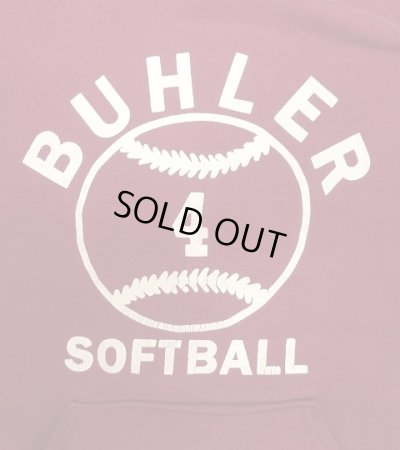 画像3: 90'S RUSSELL ATHLETIC プルオーバーパーカー バーガンディ USA製 (VINTAGE)