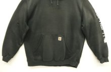 他の写真3: CARHARTT 袖プリント スウェット パーカー フェードブラック (VINTAGE)