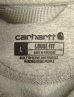 画像2: CARHARTT 袖プリント スウェット パーカー ヘザーグレー (VINTAGE) (2)