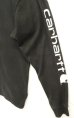 画像3: CARHARTT 袖プリント 長袖 Tシャツ ブラック (VINTAGE) (3)