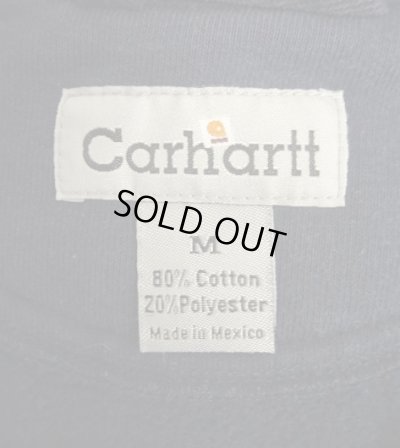 画像2: CARHARTT 同色ロゴ ヘビーウエイト クルーネック スウェットシャツ ネイビー (VINTAGE)