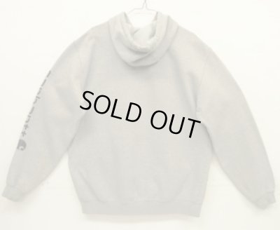 画像4: CARHARTT 袖プリント スウェット パーカー ヘザーグレー (VINTAGE)
