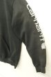 画像3: CARHARTT 袖プリント スウェット パーカー フェードブラック (VINTAGE) (3)