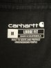 画像2: CARHARTT 袖プリント 長袖 Tシャツ ブラック (VINTAGE) (2)