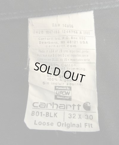 画像3: CARHARTT ダブルニー ダック ペインターパンツ ブラック W32L30 USA製 (VINTAGE)