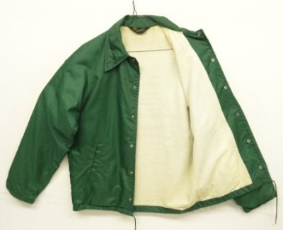 画像4: 70'S CHAMPION "4-H CLUB" ランタグ 裏地付き コーチジャケット グリーン (VINTAGE)