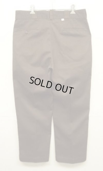 画像1: 80'S DICKIES 874 チビタグ ワークパンツ ブラウン W36L29 USA製 (VINTAGE)