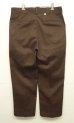 画像1: 80'S DICKIES 874 チビタグ ワークパンツ ブラウン W36L29 USA製 (VINTAGE) (1)