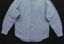 他の写真3: 80'S ABERCROMBIE & FITCH コットン100% シャンブレー BDシャツ ブルー (VINTAGE)