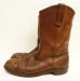 画像3: 80'S RED WING "プリント羽タグ" レザー ペコスブーツ ブラウン USA製 (VINTAGE) (3)