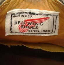 他の写真2: 90'S RED WING 101 "プリント羽タグ" レザー ポストマンシューズ ブラック USA製 (VINTAGE)