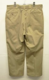 80'S DICKIES 874 チビタグ ワークパンツ YKKアルミジップ ベージュ W38L30 USA製 (VINTAGE)